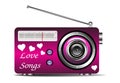 Love songs on the radio Royalty Free Stock Photo