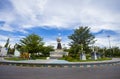 Love Statue Park Taman Patung Kasih, a city park in Kupang City, East Nusa Tenggara. Royalty Free Stock Photo