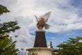 Love Statue Park Taman Patung Kasih, a city park in Kupang City, East Nusa Tenggara. Royalty Free Stock Photo