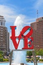 Love statue in Philadelphia Royalty Free Stock Photo