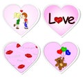 Love stickers - set 2