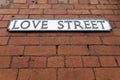 Love Street Sign