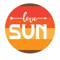 Love Sun - SVG Vector Design