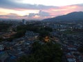 Love Sunset in Pereira Colombia risaralda Royalty Free Stock Photo