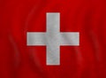 Love Switzerland. Swiss flag background