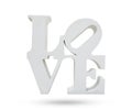 LOVE symbol object white background, use clipping path