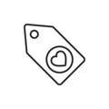 Love Tag Icon Royalty Free Stock Photo