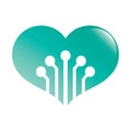 Love technology logo design
