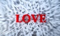 The love and valentine texture background