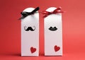 Love themed his and hers gift boxes