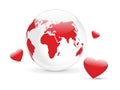 With love to my planet Royalty Free Stock Photo