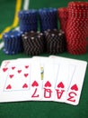 Love to play poker Royalty Free Stock Photo