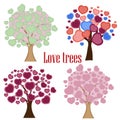 Love tree with heart leaves Royalty Free Stock Photo