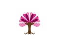 Love tree icon vector illustration Royalty Free Stock Photo