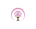 Love tree icon vector illustration Royalty Free Stock Photo
