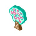 love tree isometric icon vector illustration Royalty Free Stock Photo