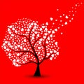 Love tree with strong hearts