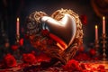 Love, valentine, colorful composition, symbolism and romance of love, February 14, Valentine& x27;s Day