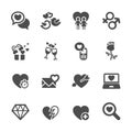 Love and valentine icon set 5, vector eps10