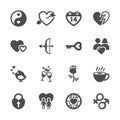 Love and valentine icon set 9, vector eps10