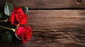 love valentine roses background