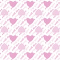 Love valentine's day seamless pattern