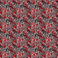 Love Valentine seamless pattern Royalty Free Stock Photo