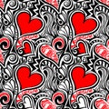 Love Valentine seamless pattern Royalty Free Stock Photo