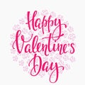 Love Valentines Day quote typography