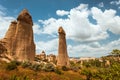 Love valley Goreme Cappadocia Turkey summertime Royalty Free Stock Photo