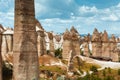 Love valley Goreme Cappadocia Turkey summertime Royalty Free Stock Photo