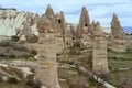 Love valley in Goreme village, Turkey. Royalty Free Stock Photo