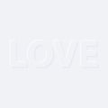 Love. Vector words. Bright white gradient neumorphic effect character type icon. Internet gray symbol isolated on a background Royalty Free Stock Photo