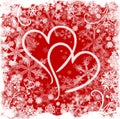 Love in winter Royalty Free Stock Photo