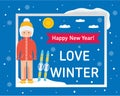 Love winter card.