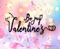 Greetings card women day valentine day birthday holiday quotes text happy wishes on pink blurred background copy s