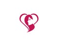 Love women Logo Vector icon illustration design