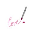 Love write with marker.