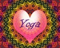 Love Yoga mandala