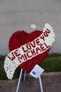 We love you Micheal Jackson Royalty Free Stock Photo