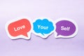 Love your self Royalty Free Stock Photo