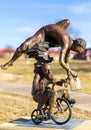 Sculptures on the lawn, Benson Sculpture Garden, Loveland, Colorado.