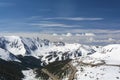 Loveland Pass and Arapahoe Basin Ski Area in the Colorado Rockies Royalty Free Stock Photo