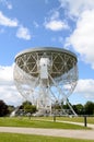 Lovell telescope pointing towards the vastness of space Royalty Free Stock Photo