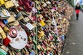 Lovelocks at the Hohenzollern Bridge in Cologne