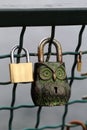 Romantic lovelocks in ZÃÂ¼rich, Switzerland