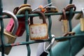 Romantic lovelocks in ZÃÂ¼rich, Switzerland