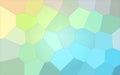 Lovely abstract illustration of pink, green and blue colorful Gigant hexagon. Nice background for your project.