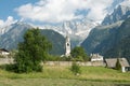 Lovely alpine landscape