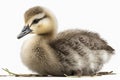 Lovely animal Gosling - a young goose